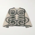 Nanushka - Maura Printed Ribbed Wool And Cashmere-blend Sweater - Multi - medium