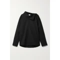 Jil Sander - Draped Wool-twill Shirt - Black - FR42