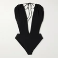 SAINT LAURENT - Halterneck Swimsuit - Black - S