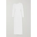 The Row - Londrina Cutout Stretch-crepe Midi Dress - White - medium