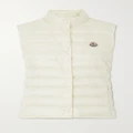 Moncler - Liane Quilted Shell Down Vest - White - 1