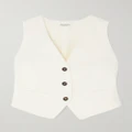 Brunello Cucinelli - Cotton-blend Tweed Vest - White - IT42
