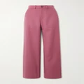 The Elder Statesman - Wool And Cashmere-blend Mid-rise Straight-leg Pants - Pink - US8