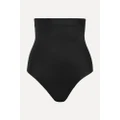 Spanx - Suit Your Fancy High-rise Stretch-jersey Thong - Black - x small