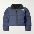 The North Face - Nuptse Reversible Quilted Denim And Recycled-ripstop Down Jacket - Navy - small