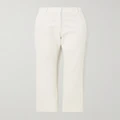 Joseph - Cropped Gabardine Straight-leg Pants - White - FR36