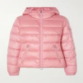 Moncler - Gles Hooded Quilted Shell Down Jacket - Pink - 4