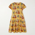 Ulla Johnson - Devon Floral-print Cotton-poplin Midi Dress - Multi - US2
