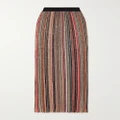 Missoni - Sequin-embellished Striped Crochet-knit Maxi Skirt - Multi - IT36