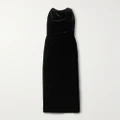 Proenza Schouler - Twisted Open-back Velvet Gown - Black - US8