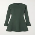 Max Mara - Leisure Pireo Knitted Mini Dress - Dark green - x small