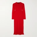 Proenza Schouler - Lara Convertible Cutout Bouclé Maxi Dress - Red - x small