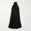 TOM FORD - Embellished Silk-chiffon Halterneck Gown - Black - IT42