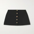 Versace - Crepe Mini Skirt - Black - IT46