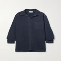 The Row - Idro Oversized Cotton-blend Corduroy Shirt - Navy - x large