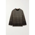 Missoni - Sequined Striped Metallic Crochet-knit Sweater - Multi - IT40