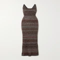 Missoni - Sequin-embellished Striped Metallic Crochet-knit Maxi Dress - Multi - IT46