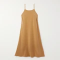 Chloé - + Net Sustain + Atelier Jolie Organic Silk Crepe De Chine Maxi Dress - Camel - FR44