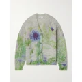 Acne Studios - Tie-dyed Knitted Cardigan - Gray - x small
