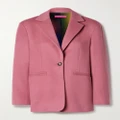 The Elder Statesman - Cashmere And Wool-blend Blazer - Pink - US4