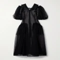 Simone Rocha - Bow-detailed Tulle Midi Dress - Black - UK 4