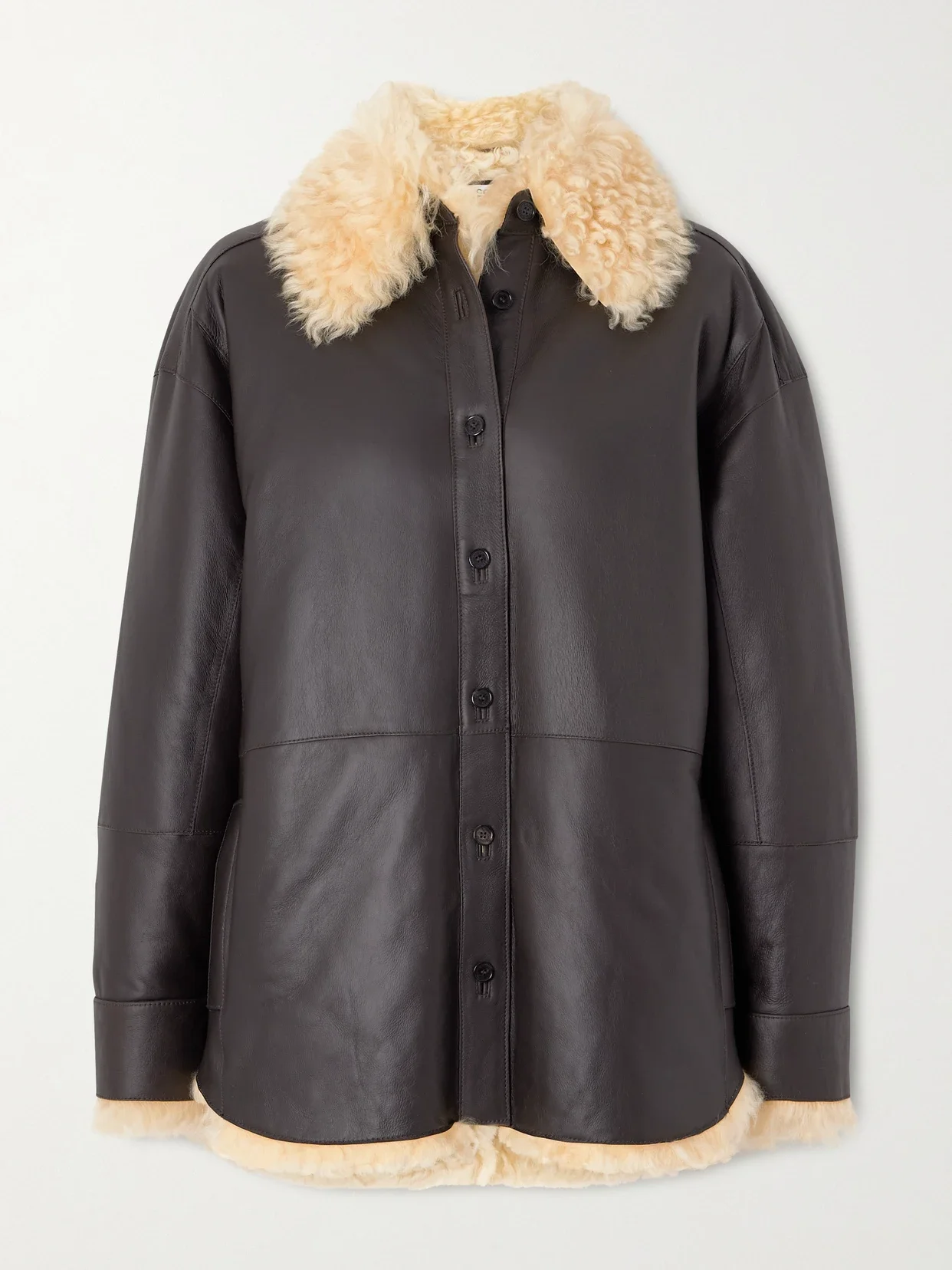 Acne Studios - Shearling Jacket - Dark brown - DK34