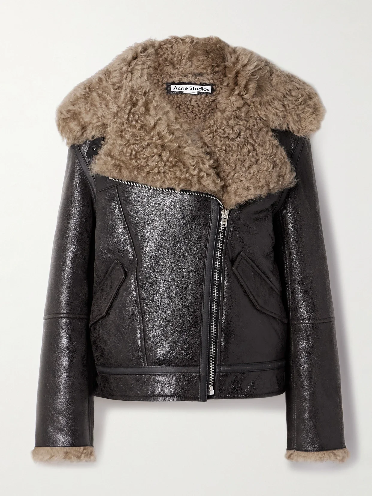 Acne Studios - Shearling Jacket - Brown - EU 36