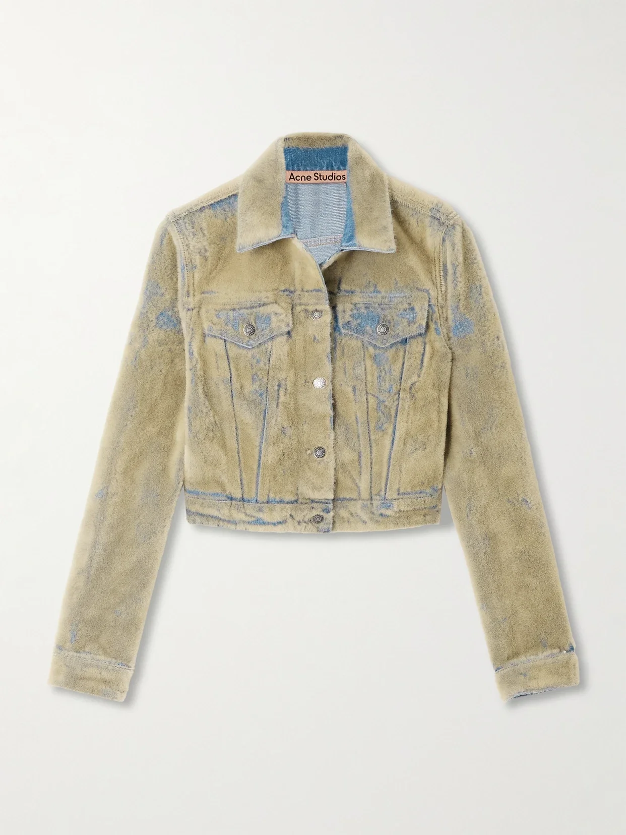 Acne Studios - Flocked Denim Jacket - Multi - DK32