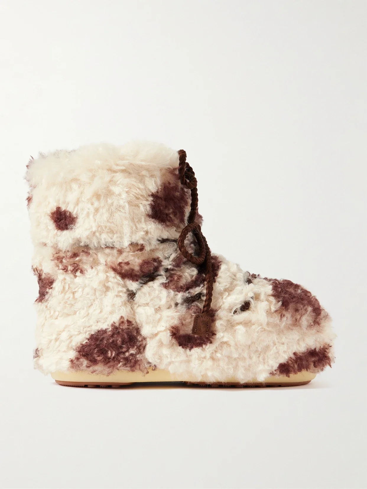Moon Boot - Icon Low Cow-print Fleece Moon Boots - Leopard print - 36/38