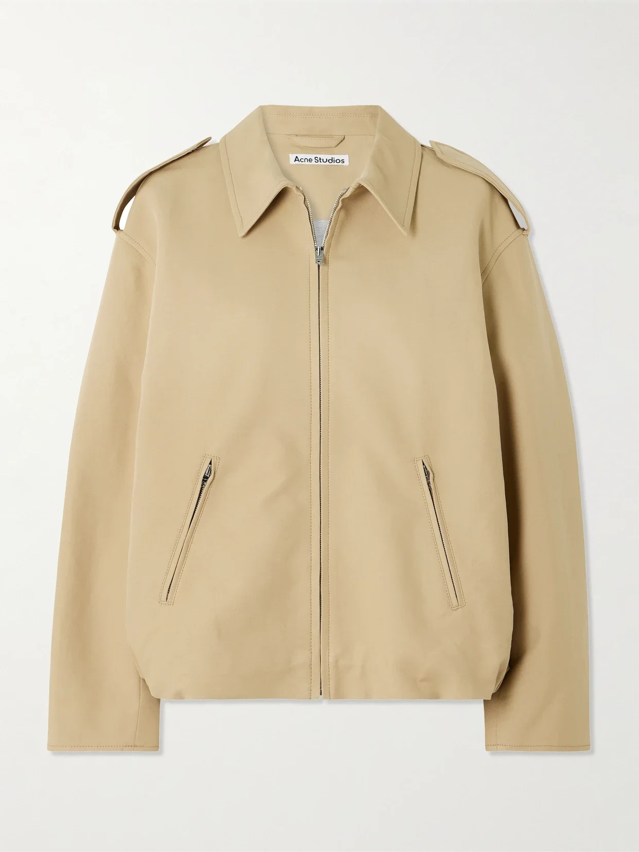 Acne Studios - Cotton-dupioni Jacket - Beige - DK36