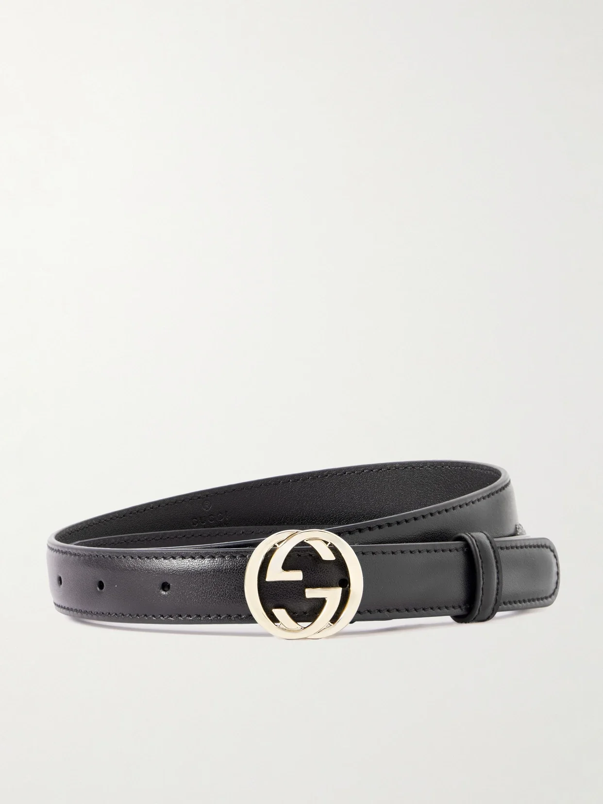 Gucci - Plutone Leather Belt - Black - 85