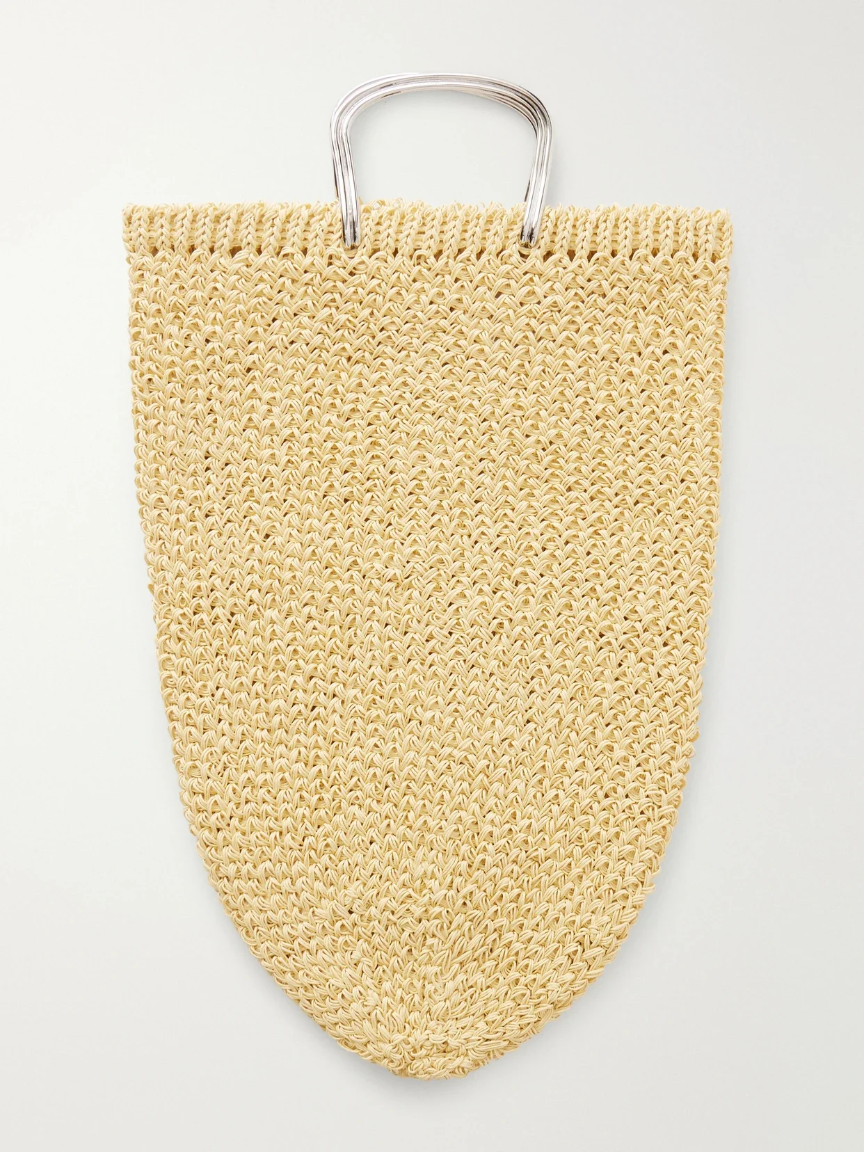 Tory Burch - Woven Raffia Tote Bag - Cream - One size