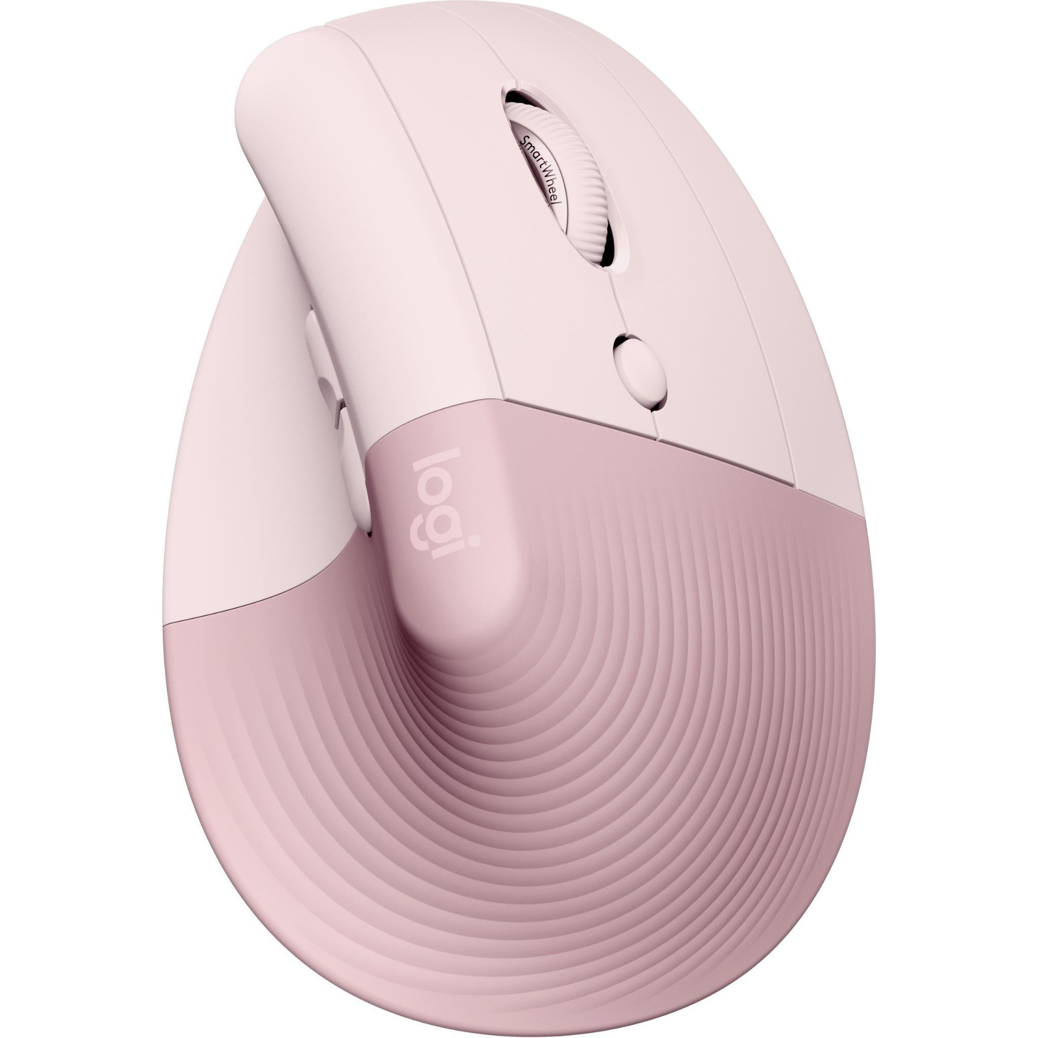 Logitech Lift Vertical Ergonomic Mouse (Rose)