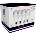 Connect 10W Smart RGB Bulb E27 (4 Pack)