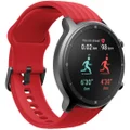 Ryze Flex Fitness & Wellbeing Smart Watch (Dark Grey/Red)