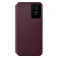 Samsung Smart Clear View Cover for Samsung S22+ (Burgundy)