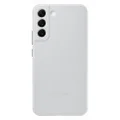 Samsung Leather Cover for Samsung S22+ (Light Grey)