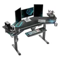 Eureka Ergonomic 72" Studio Electric Standing Office Desk With Keyboard Tray