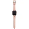 Michael Kors Women's Logo Charm Blush Leather Band for Apple Watch 38mm/40mm/41mm