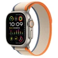 Apple Watch Ultra 2 49mm Titanium Case GPS + Cellular Trail Loop (Orange/Beige)[S/M]