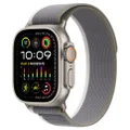 Apple Watch Ultra 2 49mm Titanium Case GPS + Cellular Trail Loop (Green/Grey)[M/L]