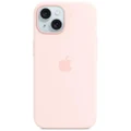 Apple iPhone 15 Silicone Case with MagSafe (Light Pink)