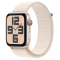 Apple Watch SE 44mm Starlight Aluminium Case GPS + Cellular Sport Loop [2023]