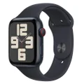 Apple Watch SE 44mm Midnight Aluminium Case GPS + Cellular (M/L)[2023]