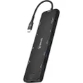 Bonelk Long-Life 12-in-1 USB-C Multiport Slim Powered Hub (Black)