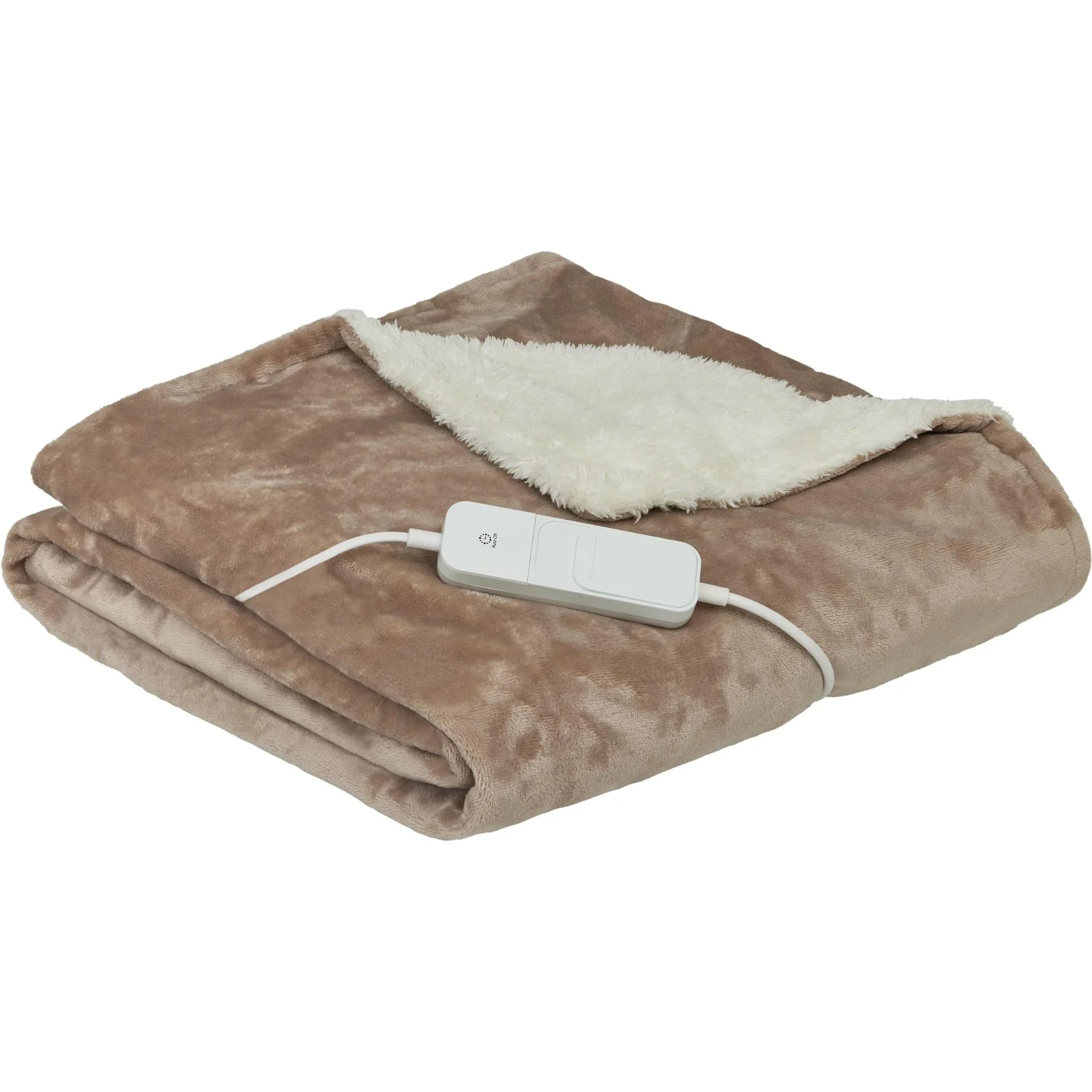 Homedics Heated Throw Blanket (Cream)