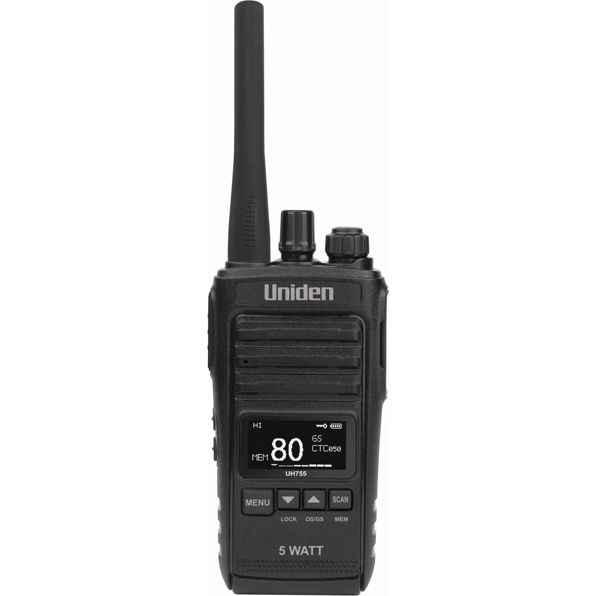 Uniden UH755 5 Watt UHF Splashproof CB Handheld Radio