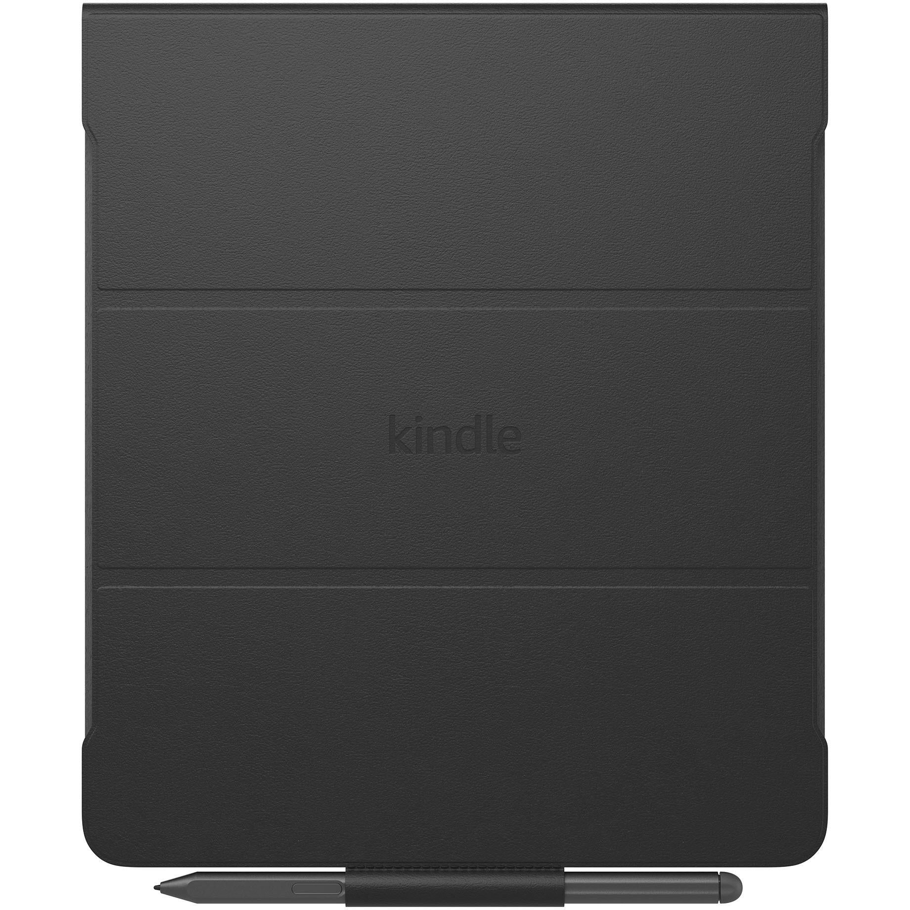 Kindle Scribe Plant Based Leather Folio [2024] (Black)