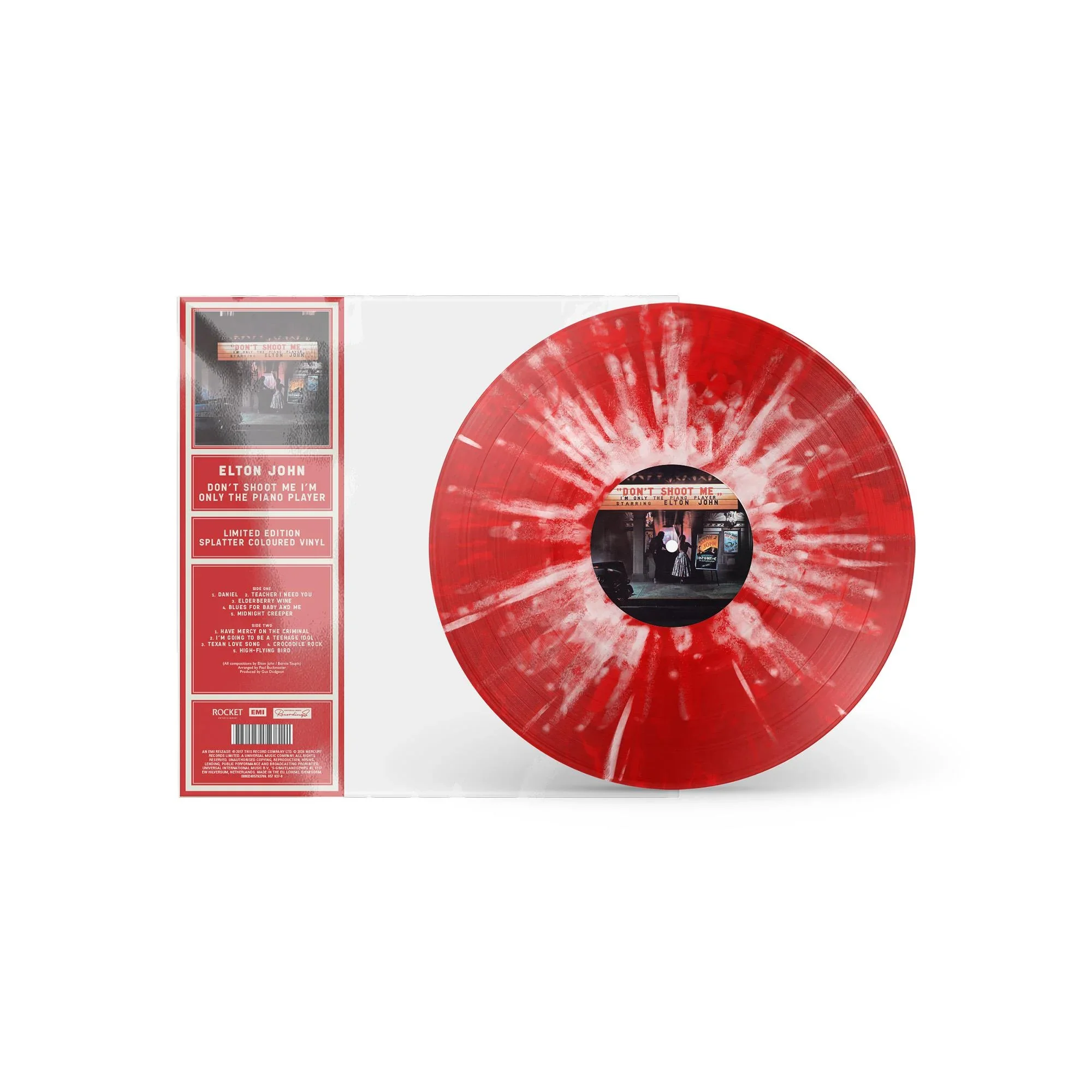 Don't Shoot Me I'm Only The Piano Player (Red / White Splatter Vinyl)
