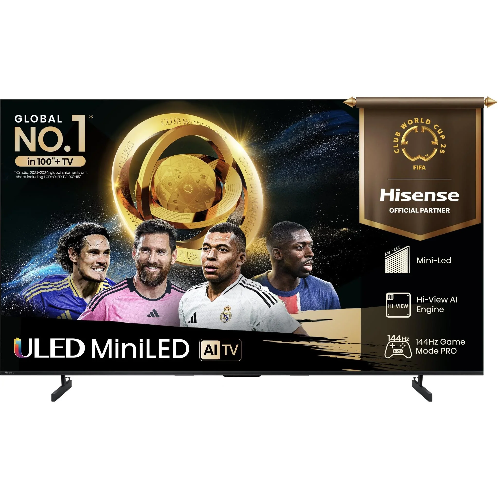 Hisense 50" U6QAU PRO 4K ULED Mini-LED Smart TV [2025]